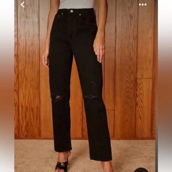 Aritzia Denim Forum The Joni High Rise Loose Jean Size 24 - Picture 1 of 9